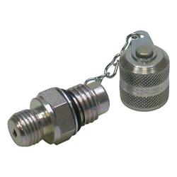Test coupling with screw lock